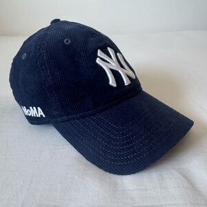 MoMA NY Yankees 9TWENTY Corduroy Adjustable Baseball Cap - Navy